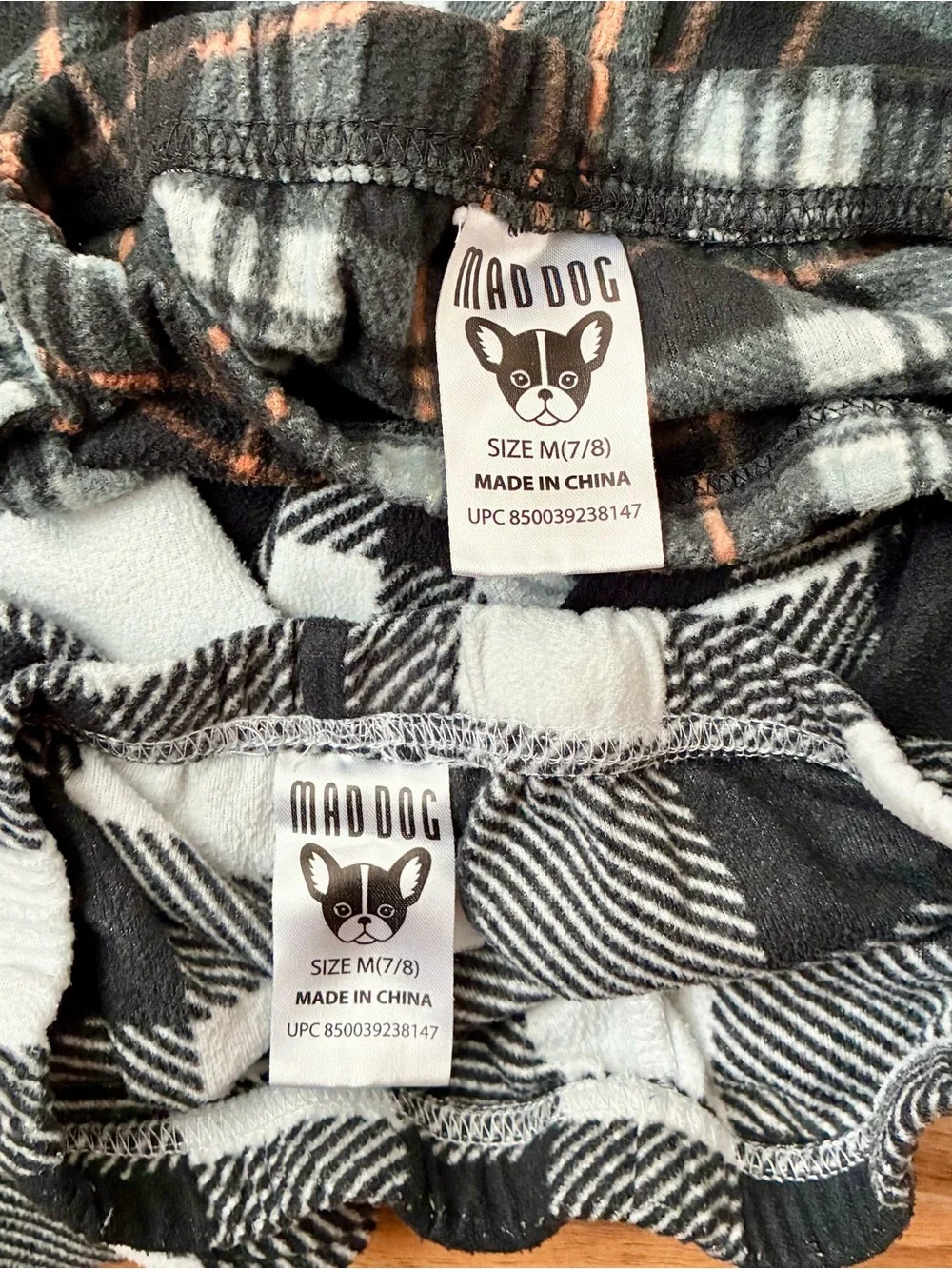Girls Pants Bundle Lot Of 4 Size Medium 8 H&M And Mad Dog PJs Mixed Styles